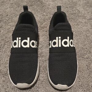 Adidas Black and White Slip-On Sneakers Size 10